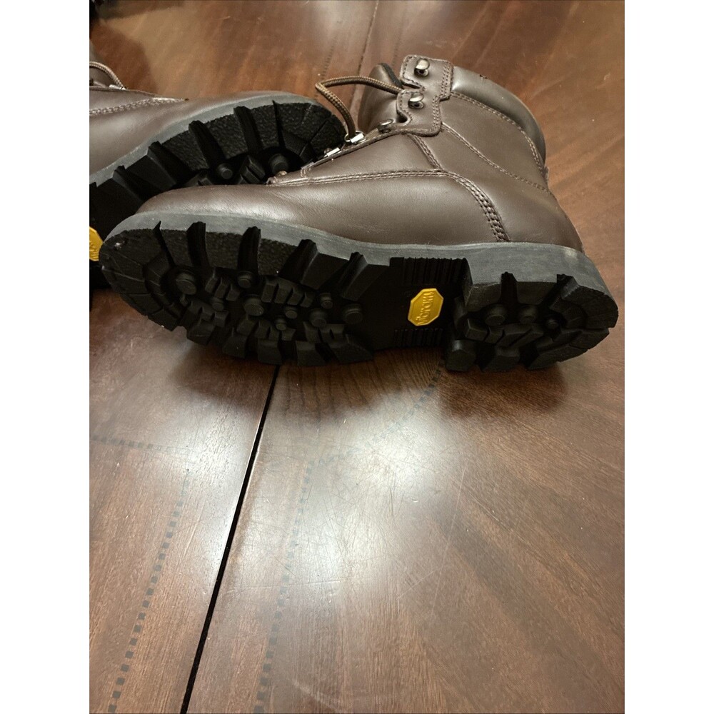 Worx By Red Wing Shoes ASTM F2413-05 Steel Toe Brown Leather sise 8M - Picture 10 of 10